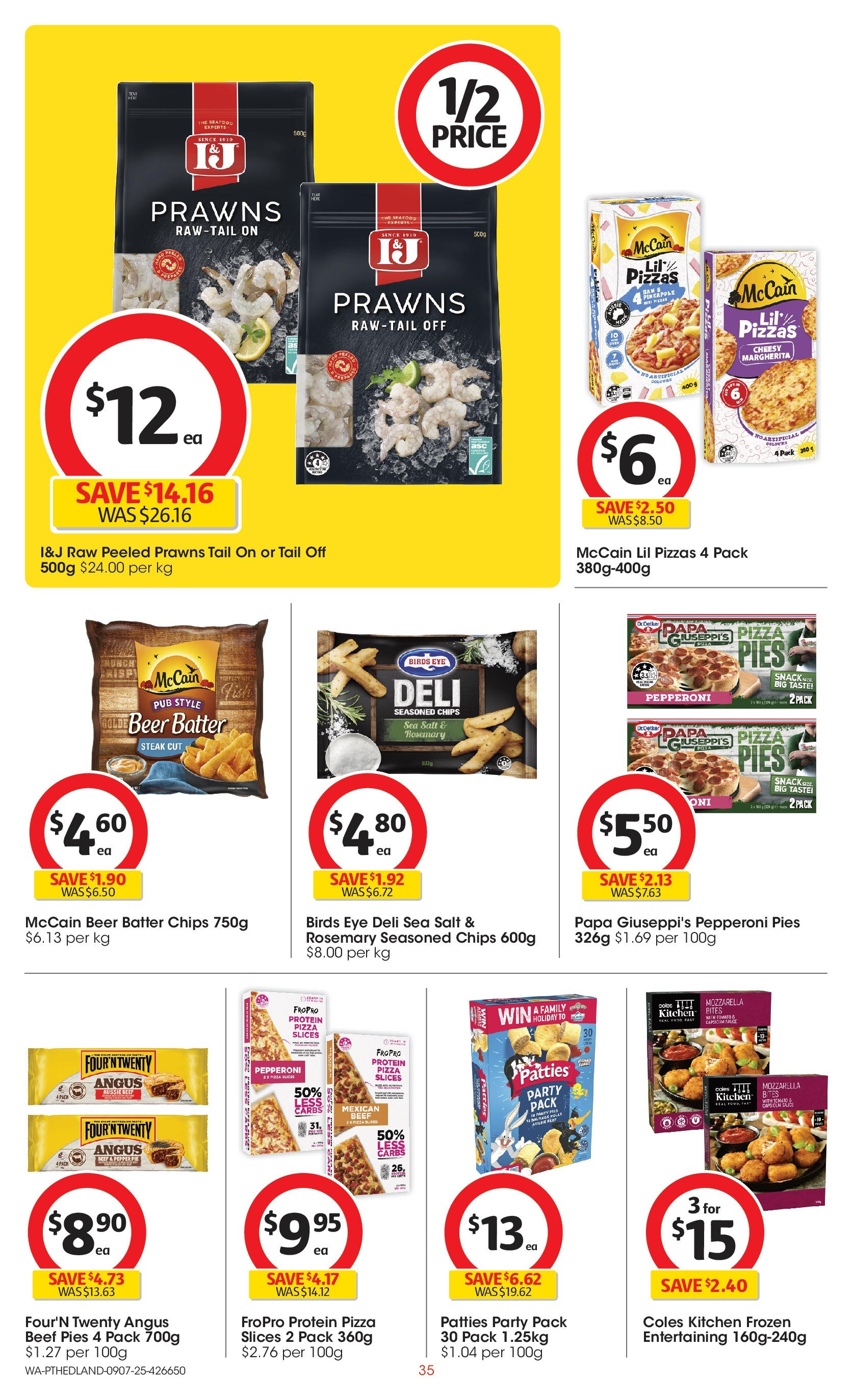 ﻿﻿Coles catalogue valid from 09/07/2025 > Online Australia | Page: 35 | Products: Ham, Chips, Steak, Pepper