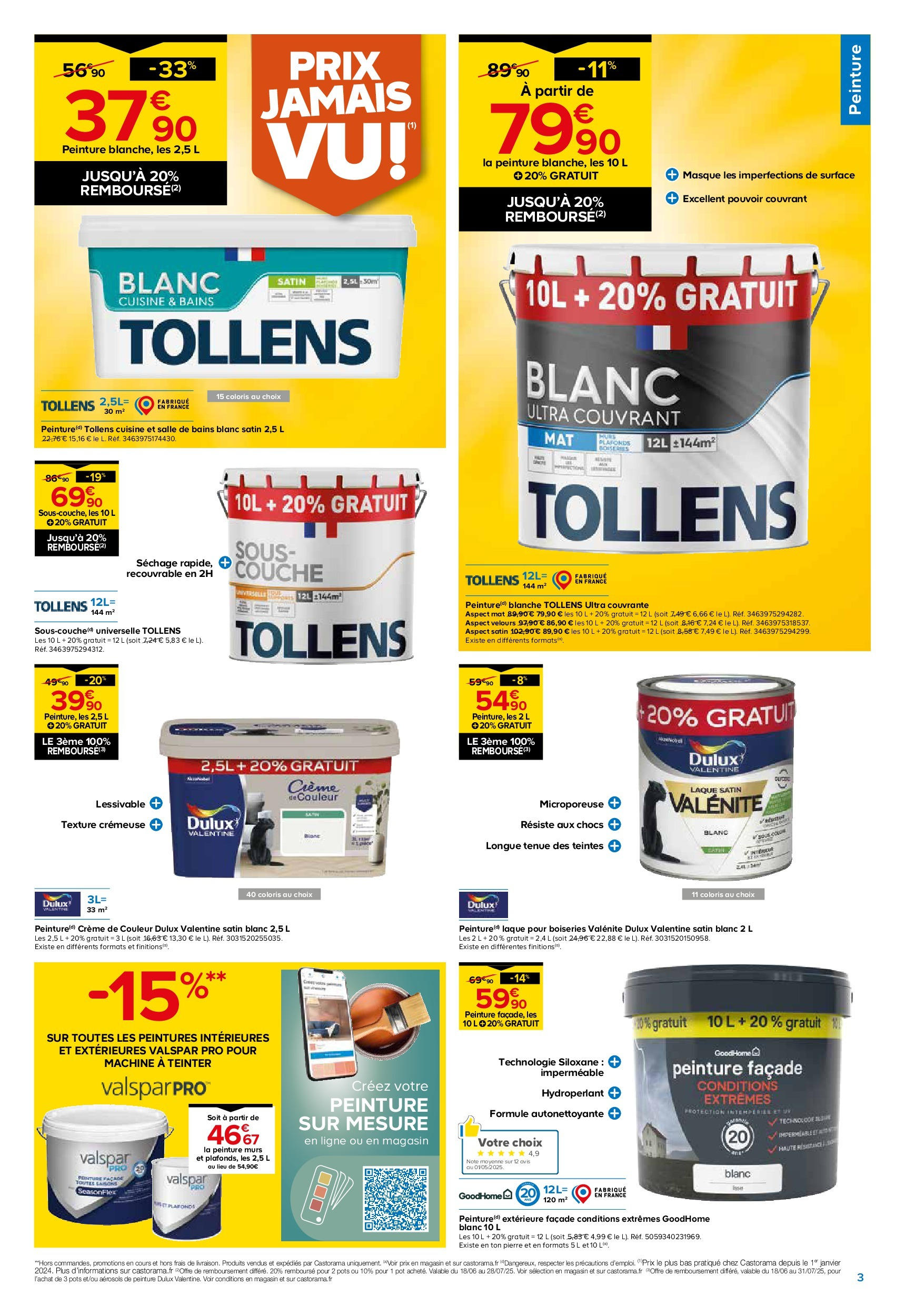 Castorama - Castolidays, projets d'été à super prix ! à partir du 08/07/2025 - promo en ligne | Page: 3 | Produits: Masque, Laque, Crème