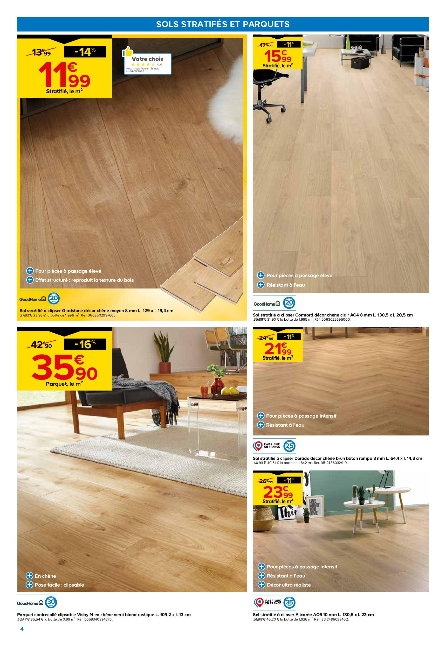 Castorama - Castolidays, projets d'été à super prix ! à partir du 08/07/2025 - promo en ligne | Page: 4 | Produits: Parquet