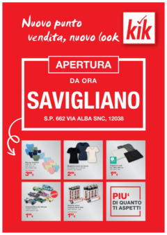 Anteprima del volantino KiK - KiK volantino fino al 03.08.2025 valido a partire dal 30.07.2025