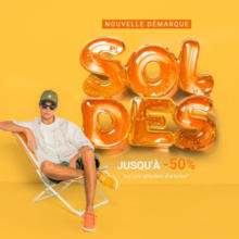 SOLDES jusqu'à -50 % Men's sales
