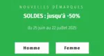Mise au Green NOUVELLES DÉMARQUES SOLDES : jusqu'à -50% - au 22.07.2025