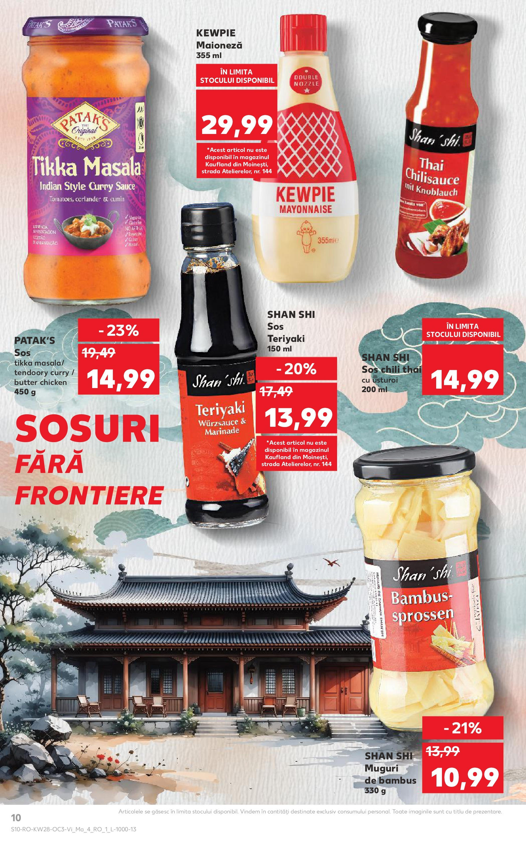 Catalog Kaufland - Deva 11.07.2025 - Revista si Oferta | Pagină: 10 | Produse: Delgeç, Maioneză, Sos, Usturoi