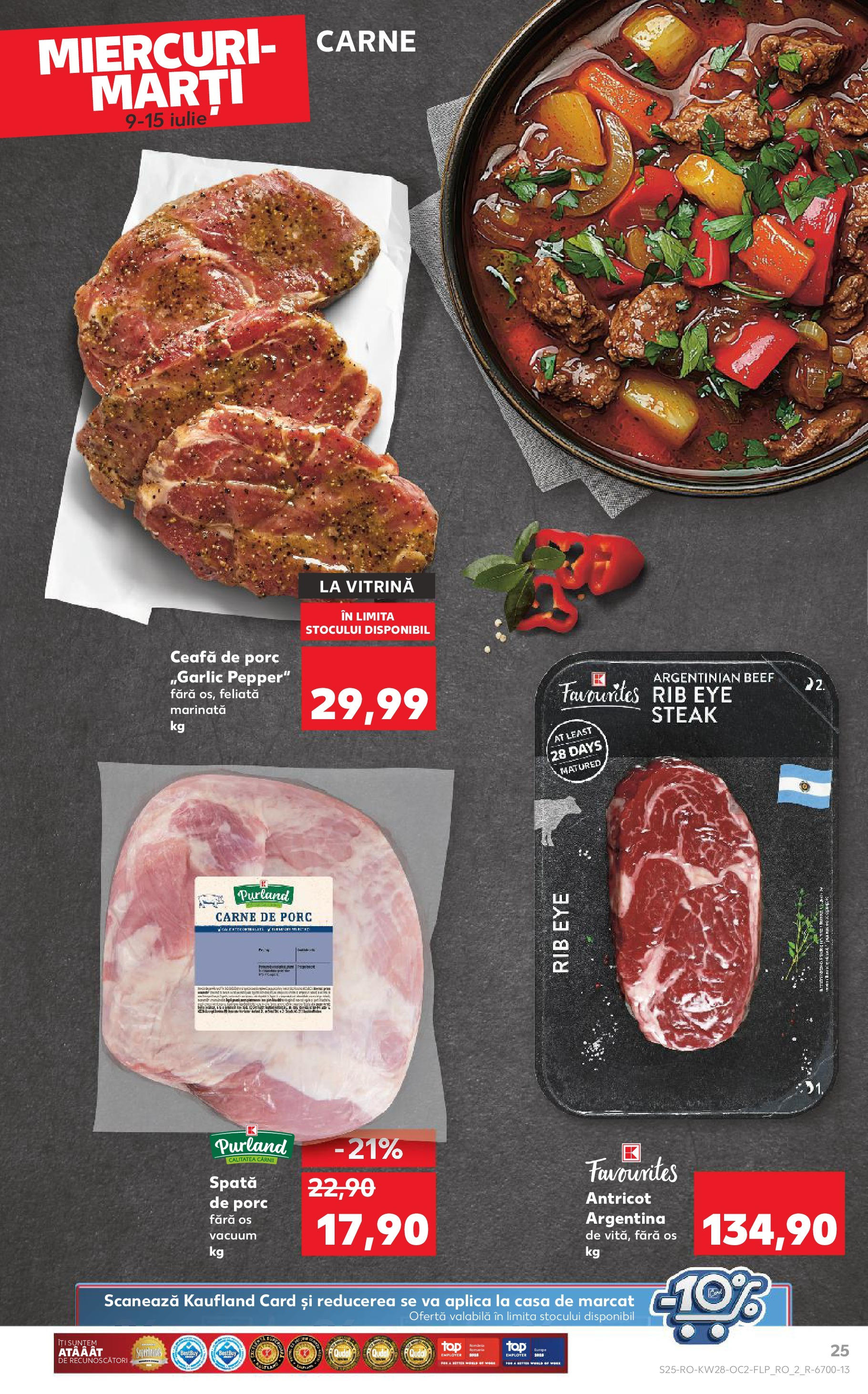 Catalog Kaufland - Râmnicu Vâlcea 09.07.2025 || Revista si Oferte | Pagină: 25 | Produse: Keçeli kalem, Vitrină, Carne De Porc Catalog Kaufland - Râmnicu Vâlcea 09.07.2025 - Revista si Oferta | Pagină: 25 | Produse: Keçeli kalem, Vitrină, Carne De Porc