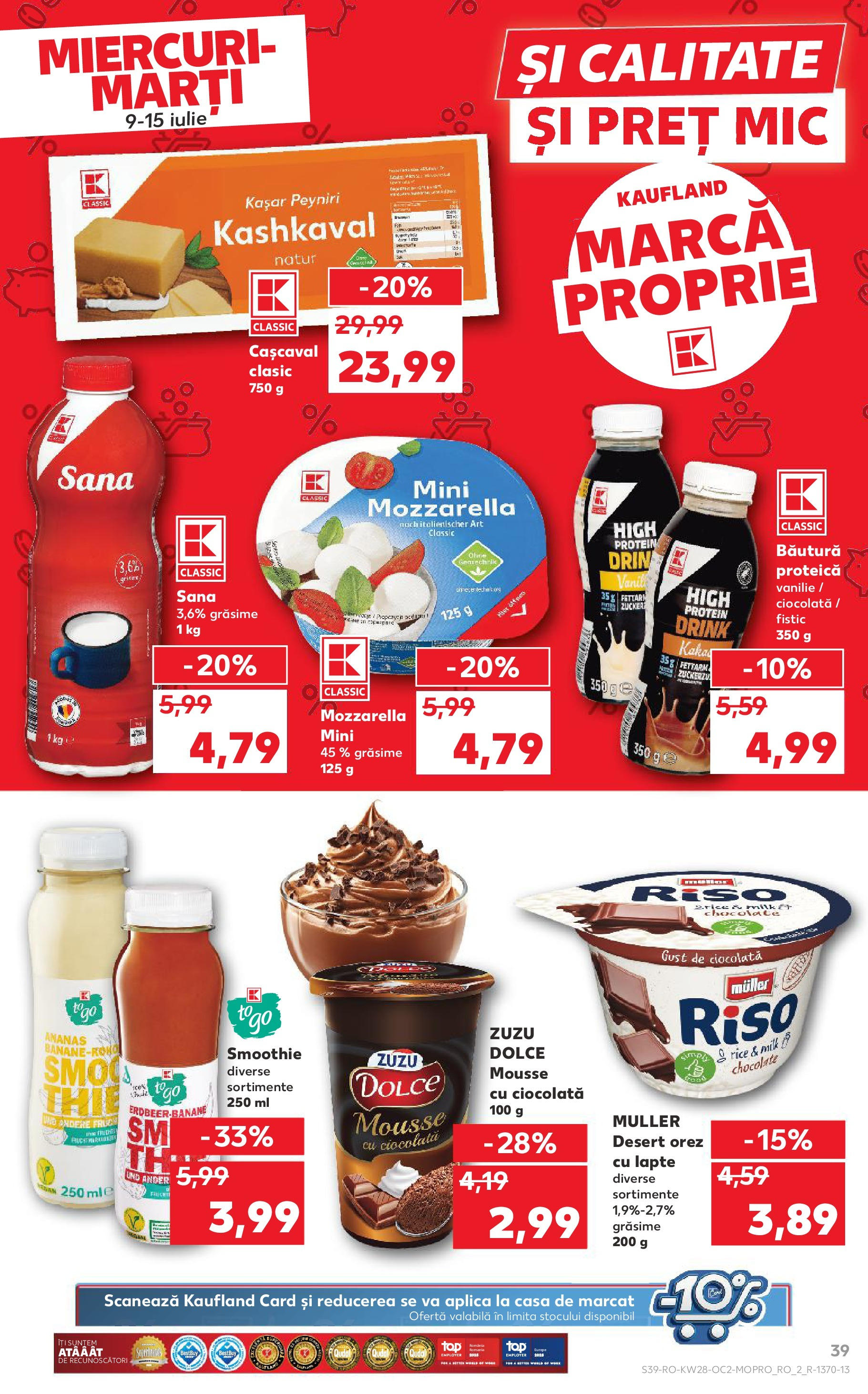 Kaufland - Catalog Kaufland până în data de 15.07.2025 08.07.2025 || Revista si Oferte | Pagină: 39 | Produse: Lapte, Fistic, Ananas, Smoothie Kaufland - Catalog Kaufland până în data de 15.07.2025 08.07.2025 - Revista si Oferta | Pagină: 39 | Produse: Lapte, Fistic, Ananas, Smoothie