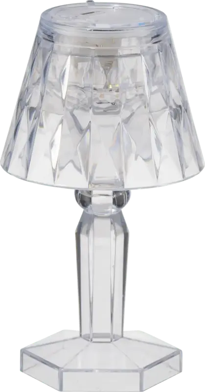 Dekorieren & Einrichten LED Lampe aus Kunststoff, klar (12x6,5 cm)