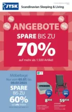 JYSK Angebote spare bis zu 70%! - al 16.08.2025