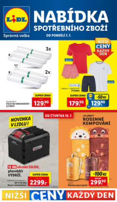 Náhled letáku Lidl leták - Spotřební zboží od 07.07.2025