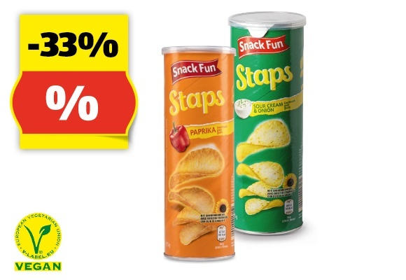 SNACK FUN Stapelchips, 175 g