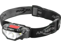 Ansmann Stirnlampe HD70B, Schwarz
