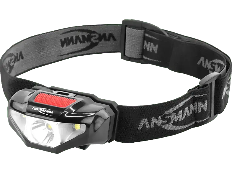 Ansmann Stirnlampe HD70B, Schwarz