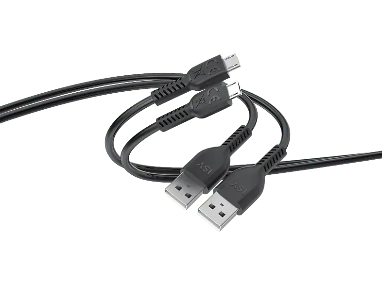 ISY IC-4102 Play&Charge Kabel 4m schwarz für PS4