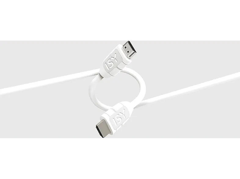 ISY IC-7004 High Speed HDMI-Kabel mit Ethernet weiß für Xbox Series X