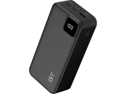 ISY IPP-27000 Powerbank, 27.000mAh, Schwarz