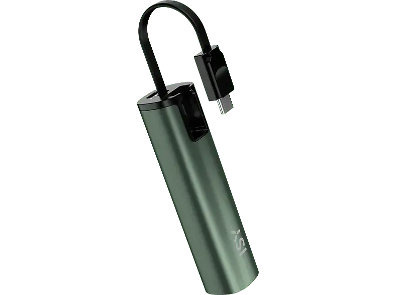 ISY IPP-5100 Mini Powerbank, 5000mAh, Grün
