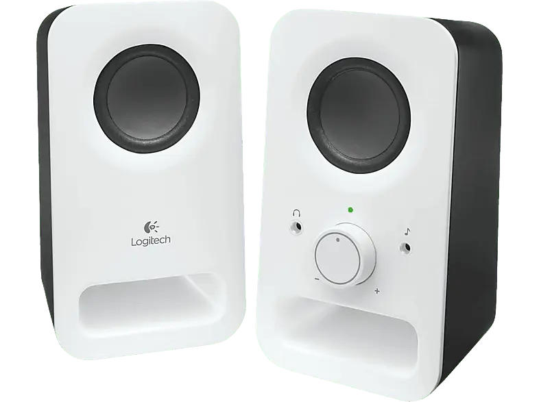 LOGITECH Z150 2.0 Lautsprecher, Weiß; PC-Lautsprecher
