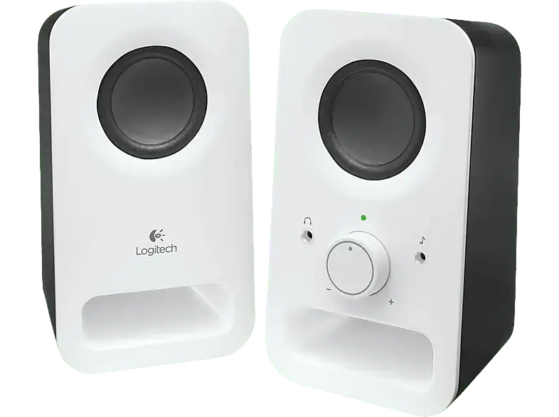 LOGITECH Z150 2.0 Lautsprecher, Weiß; PC-Lautsprecher