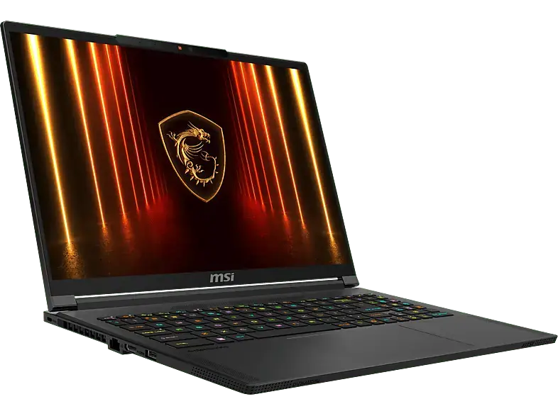 MSI Stealth A16 AI+ A3XWHG-044 Gaming Notebook, Copilot+ PC 16 Zoll, QHD+, AMD Ryzen™ AI 9 HX 370 Prozessor, 32 GB RAM, 2 TB SSD, Windows 11 Home, GeForce RTX™ 5070 Ti, Core Black