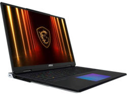 MSI Titan 18 HX AI A2XWIG-073 Gaming Notebook Zoll, Intel® Core™ Ultra 9 Processor 285HX, 64 GB RAM, 6 TB SSD gesamt, Windows 11 Pro, GeForce RTX™ 5080, Core Black / Silber