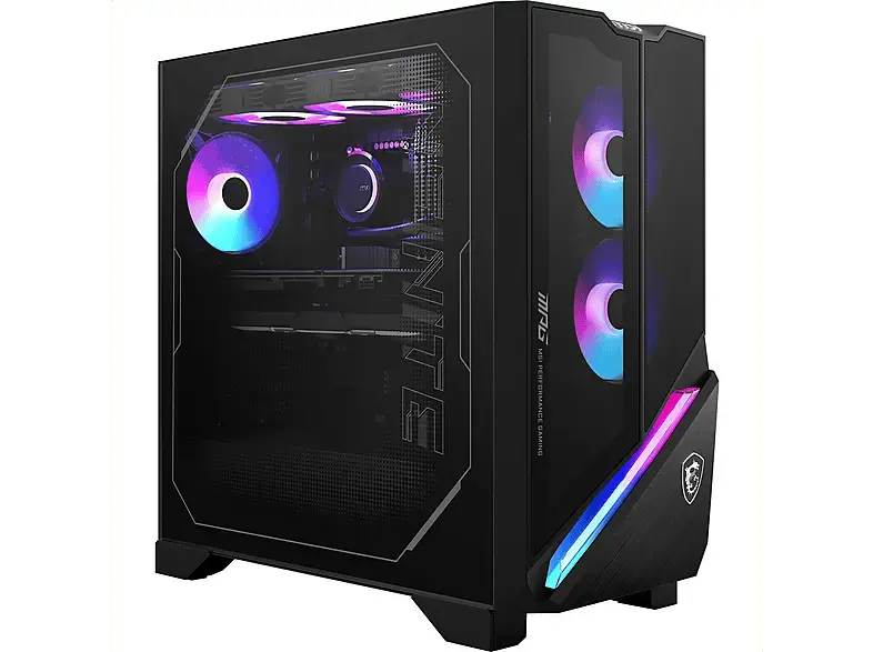 MSI MPG Infinite X3 AI 2 NUF7-012DE Desktop Gaming PC, Intel® Core™ Ultra 7 Prozessor 265K, 32 GB RAM, 1 TB SSD, GeForce RTX™ 4070 Ti Super™, Windows 11, Schwarz