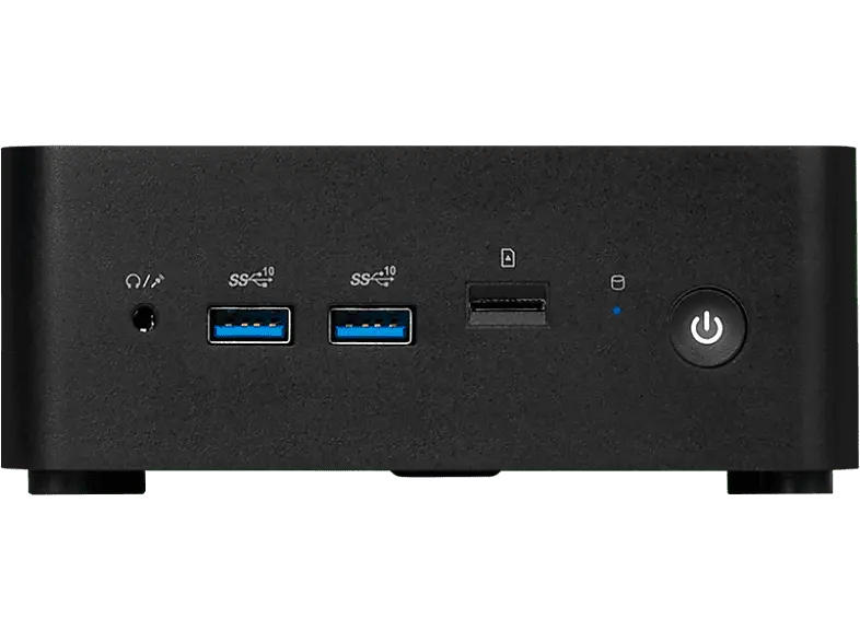 MSI Cubi NUC 1MG-213DE Mini PC, Intel Core 3 Prozessor 100U, 8 GB RAM, 256 SSD, UHD Graphics, Windows 11 Pro, Schwarz