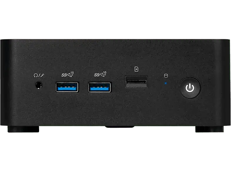 MSI Cubi NUC 1MG-213DE Mini PC, Intel Core 3 Prozessor 100U, 8 GB RAM, 256 SSD, UHD Graphics, Windows 11 Pro, Schwarz