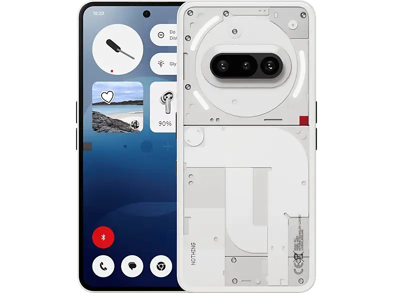 Nothing Phone (3a) 256 GB, Weiß, Dual SIM