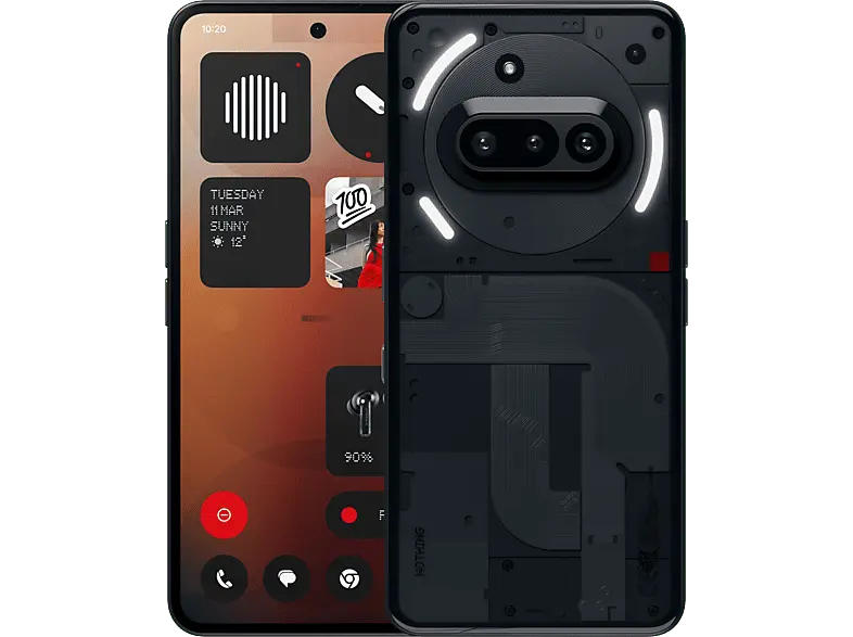 Nothing Phone (3a) 128 GB, Schwarz, Dual SIM