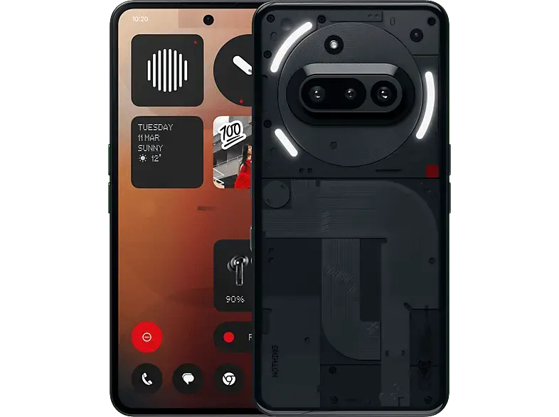 Nothing Phone (3a) 256 GB, Schwarz, Dual SIM