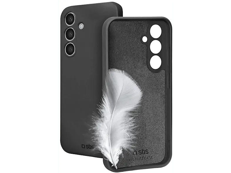 SBS 98268 Instinct Backcover, für Samsung Galaxy S25+, Schwarz; Handyhülle