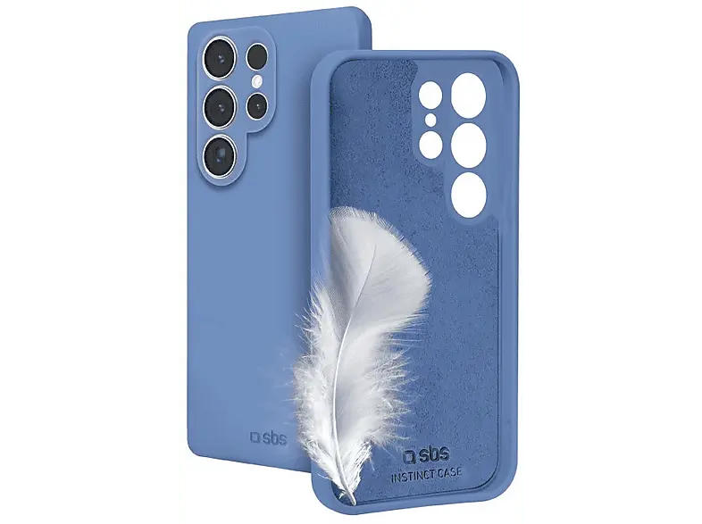SBS 98176 Instinct Backcover, für Samsung Galaxy S25 Ultra, Blau; Handyhülle