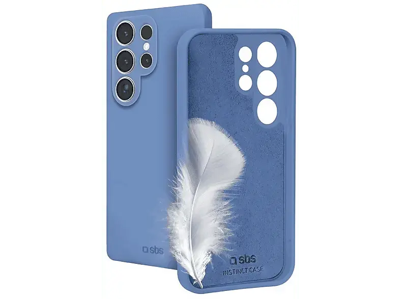 SBS 98176 Instinct Backcover, für Samsung Galaxy S25 Ultra, Blau; Handyhülle