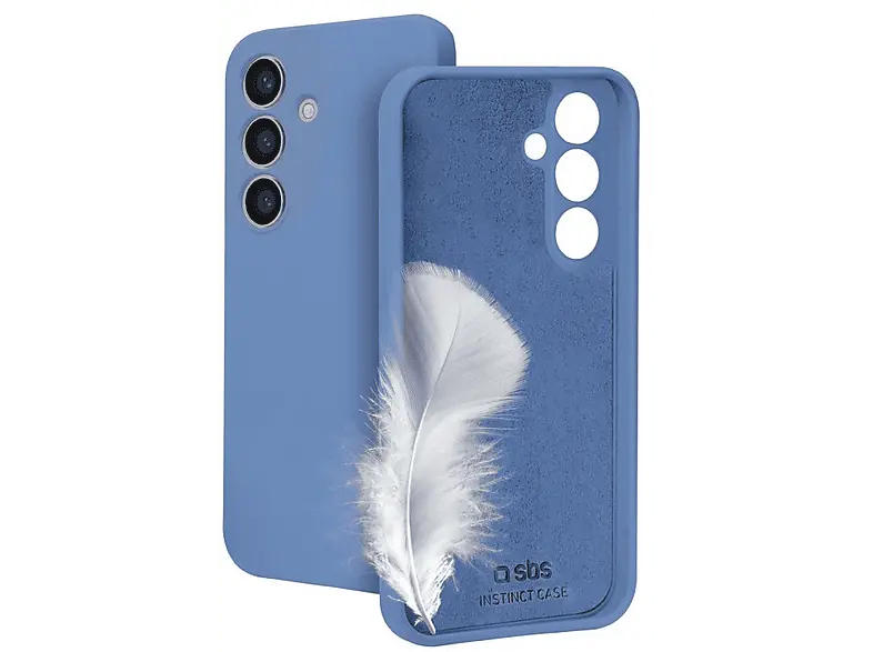 SBS 98077 Instinct Backcover, für Samsung Galaxy S25, Blau; Handyhülle
