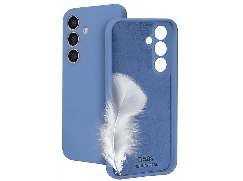 SBS 98077 Instinct Backcover, für Samsung Galaxy S25, Blau; Handyhülle