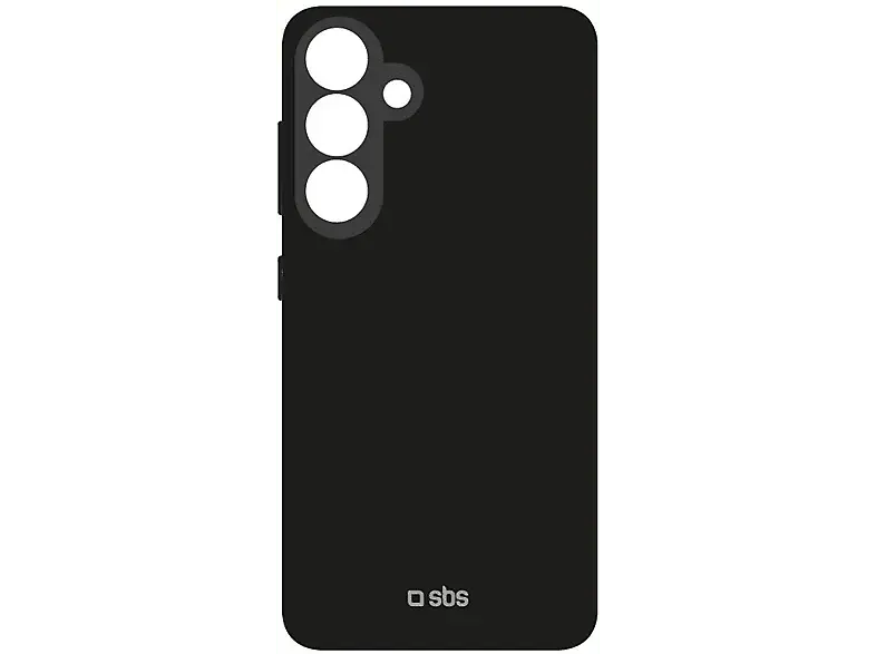 SBS 98046 Schutzhülle mit D3O-Technologie, Backcover, für Samsung Galaxy S25, Schwarz; Handyhülle