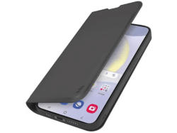 SBS 98213 Wallet Smooth Bookcover, für Samsung Galaxy S25+, Schwarz; Handyhülle