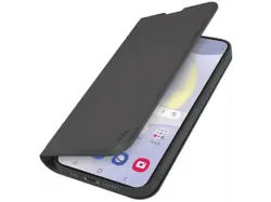 SBS 98213 Wallet Smooth Bookcover, für Samsung Galaxy S25+, Schwarz; Handyhülle