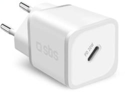 SBS 44609 GaN Ladegerät mit Power Delivery, 20W, USB-Type-C, Weiß