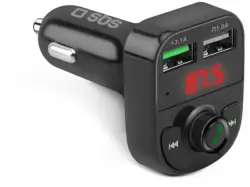 SBS TECarFM2USB Autoladegerät, USB A, FM-Radio, 15 Watt, Schwarz