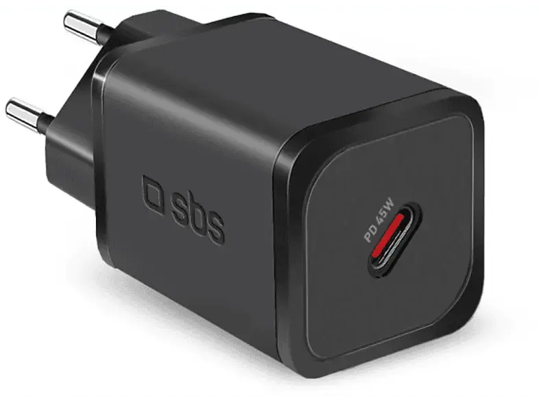 SBS 38165 GaN Ladegerät mit Power Delivery, 45W, USB-Type-C