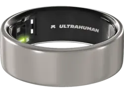 Ultrahuman Ring Air, Größe 10, Raw Titanium, Smart; Smart Ring