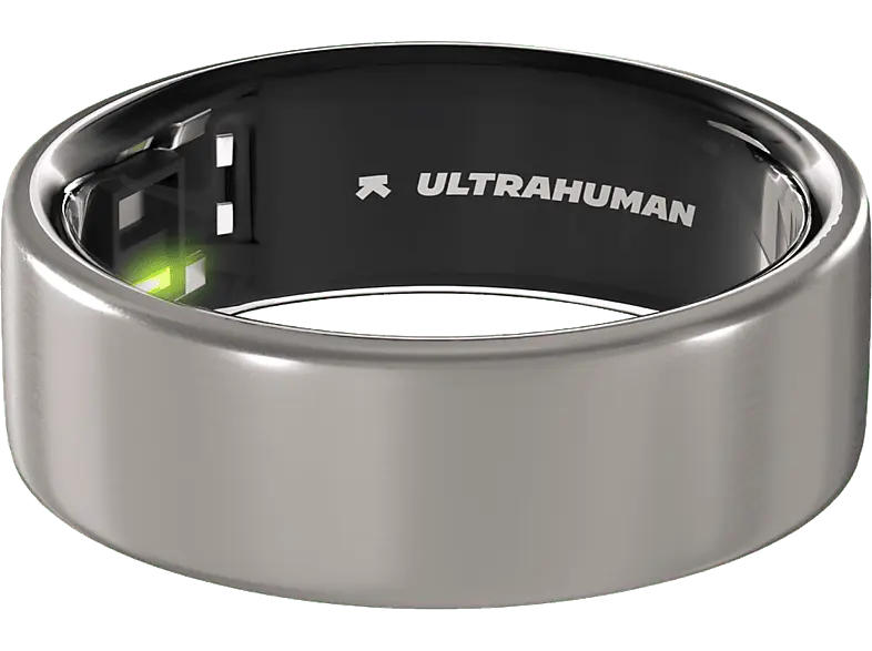 Ultrahuman Ring Air, Größe 9, Raw Titanium, Smart; Smart Ring