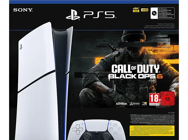 Sony PlayStation®5 Digital-Edition - Call of Duty® Black Ops 6 Bundle; PlayStation 5----Spielekonsole