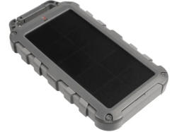 XTORM Outdoor Solar-Powerbank 10.000 mAh mit LED-Taschenlampe; Solar Charger