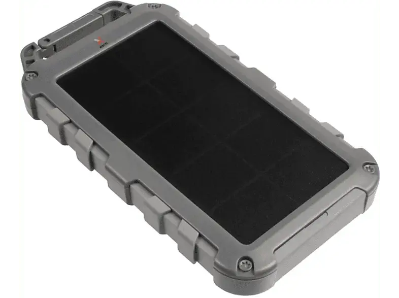 XTORM Outdoor Solar-Powerbank 10.000 mAh mit LED-Taschenlampe; Solar Charger