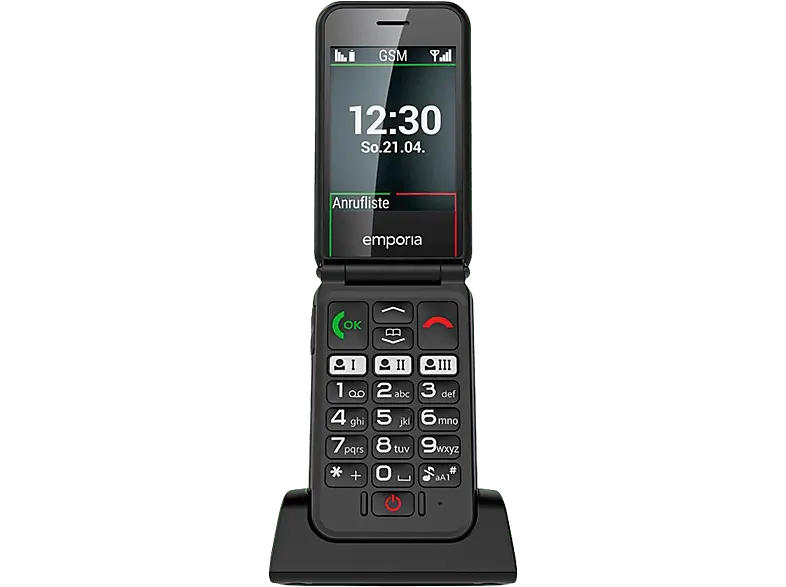 Emporia Mobiltelefon Simplicity Glam, Schwarz