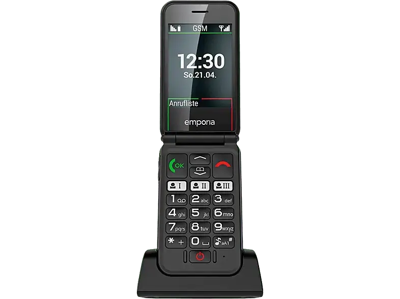 Emporia Mobiltelefon Simplicity Glam, Schwarz