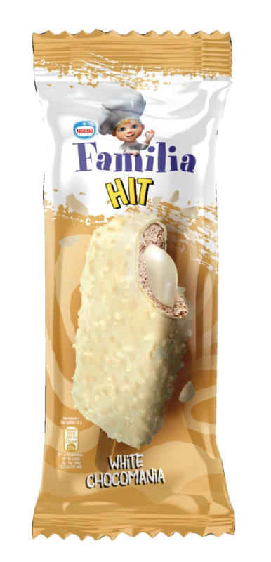HIT FAMILIA Сладолед бяла шокомания