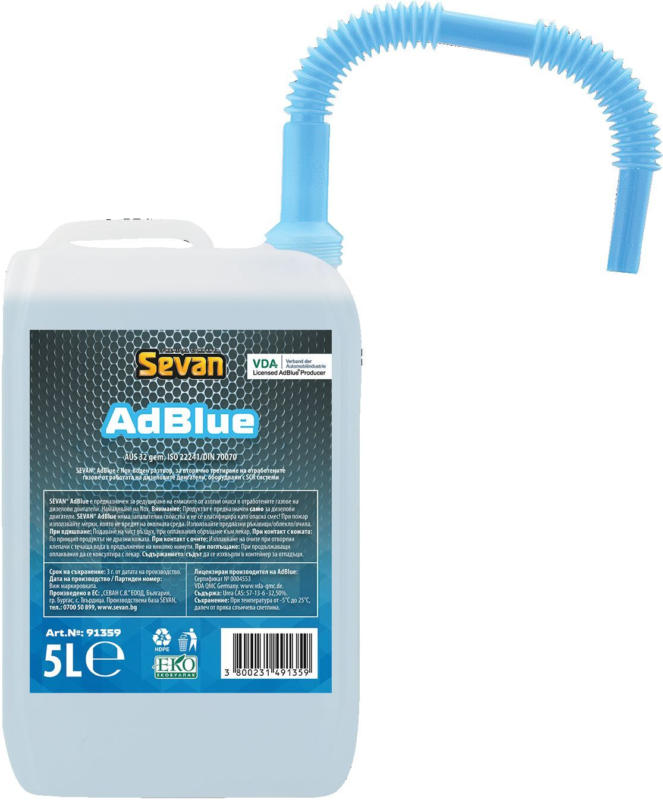 SEVAN Течност за отработени газове AdBlue HDPE