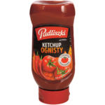 Mix Markt Scharfer Tomatenketchup mit Cayennepfeffer. Pasteurisiertes Produkt. - bis 12.07.2025